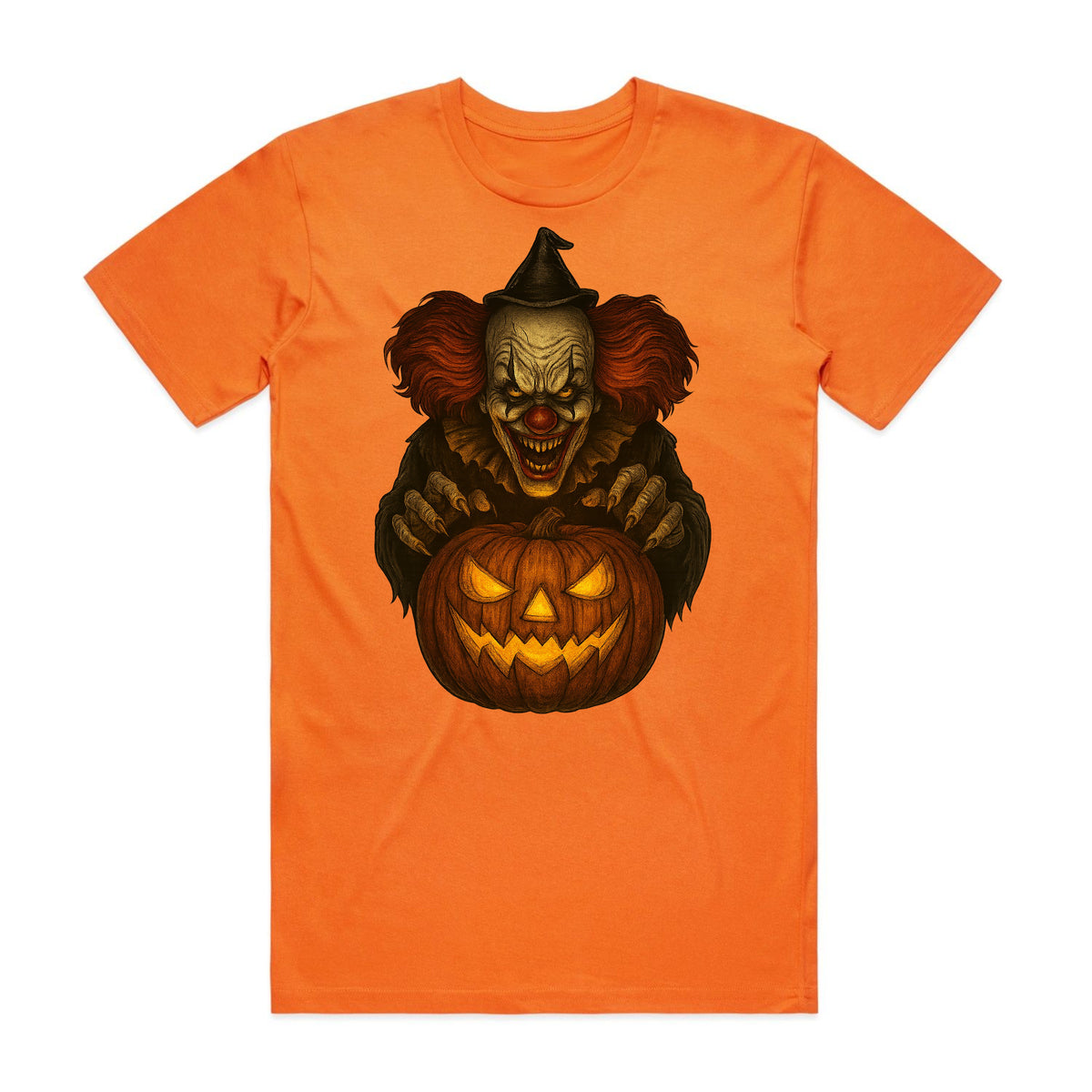 Cursed Clown Jack-o-Lantern T-Shirt