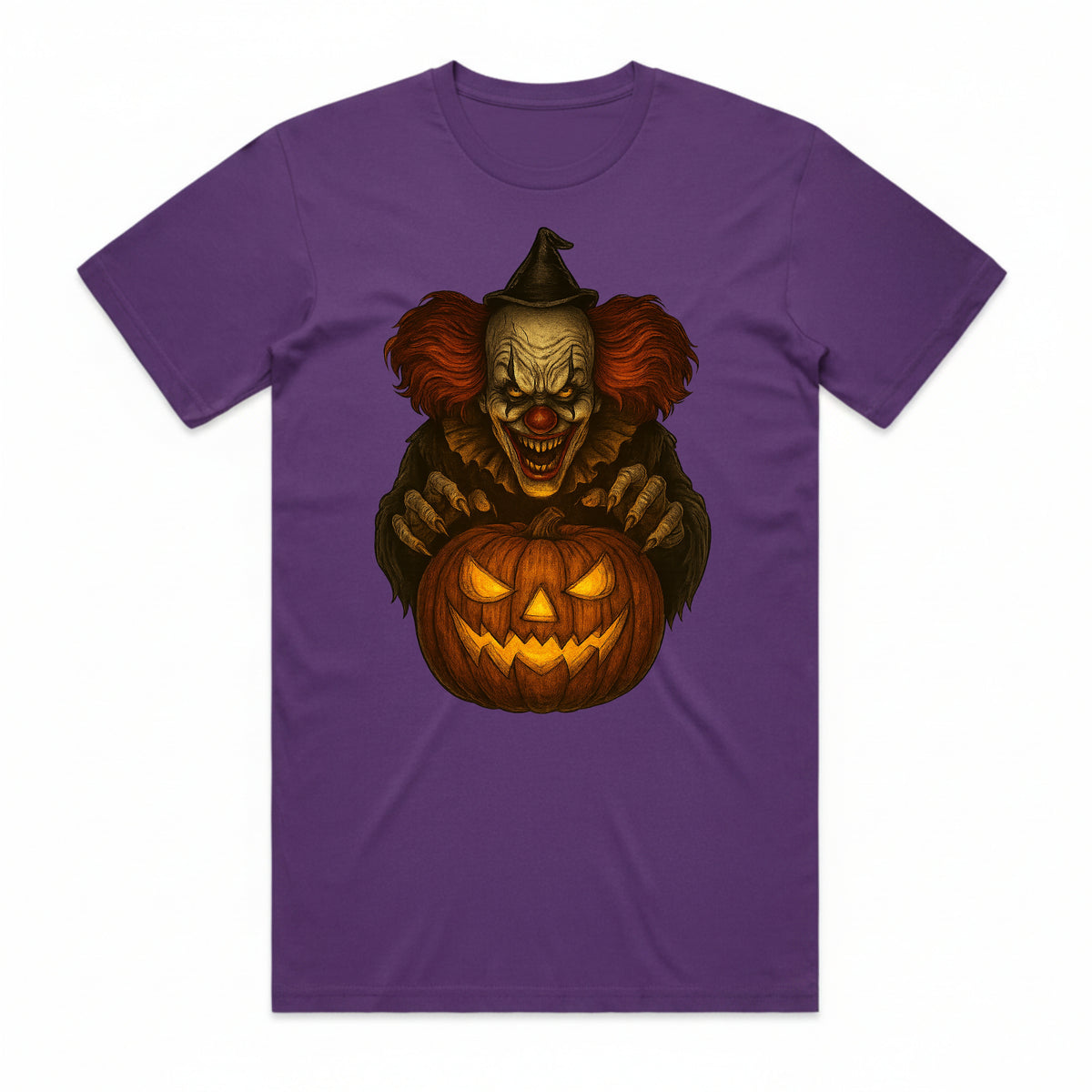 Cursed Clown Jack-o-Lantern T-Shirt