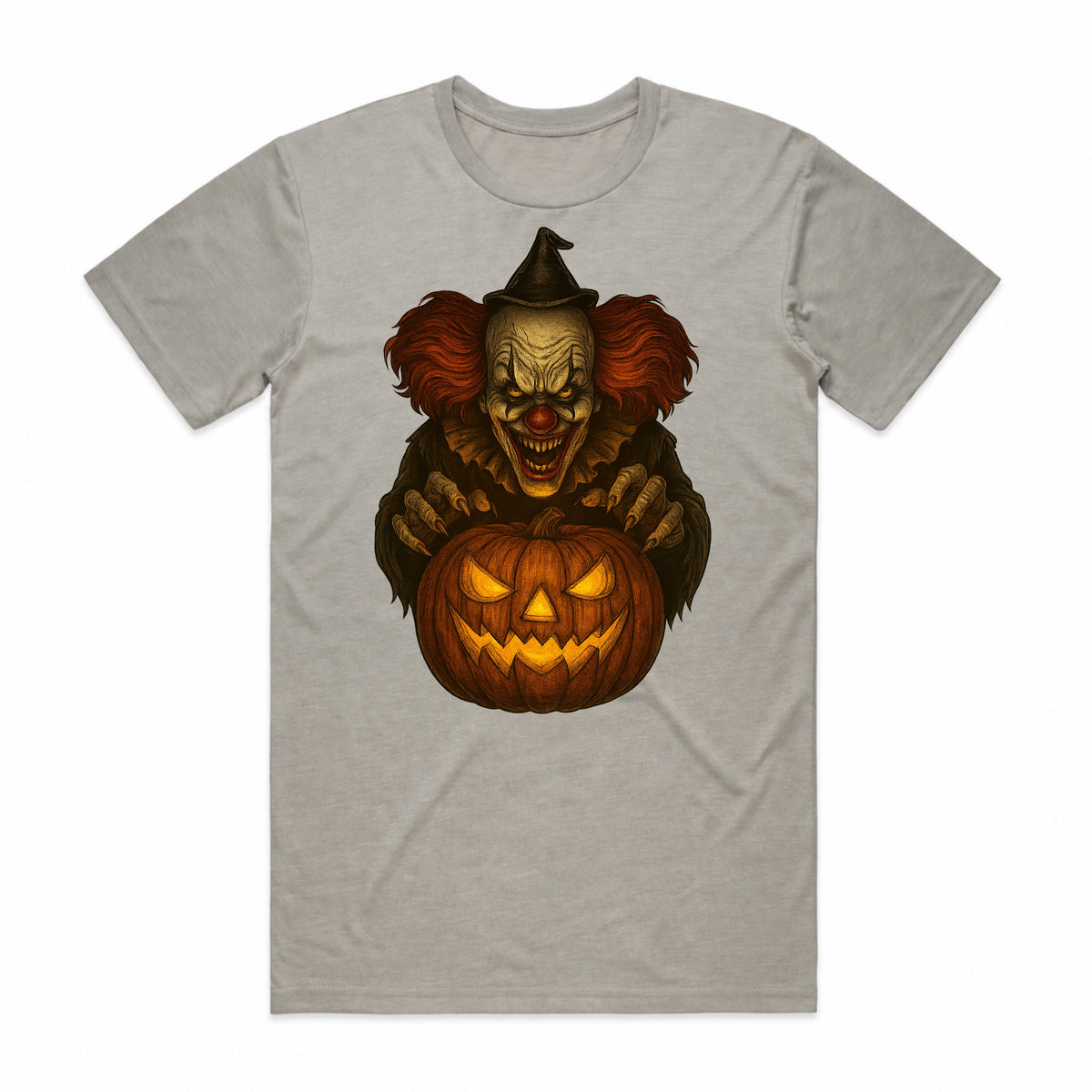 Cursed Clown Jack-o-Lantern T-Shirt