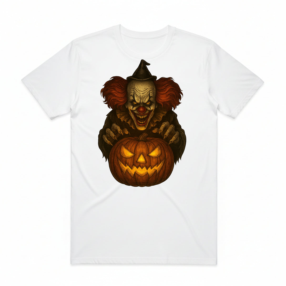 Cursed Clown Jack-o-Lantern T-Shirt