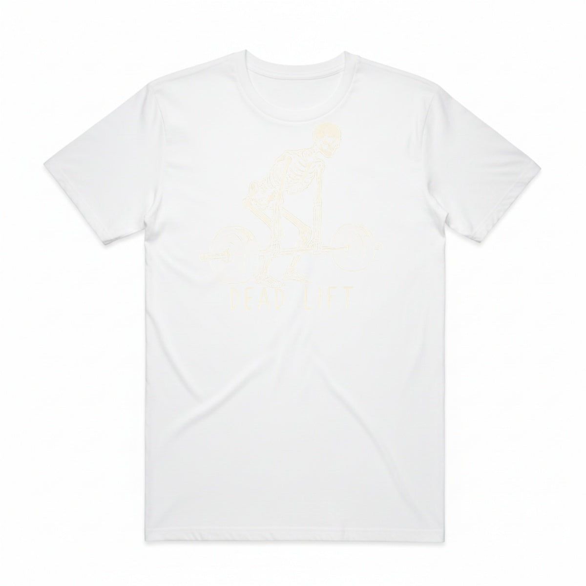 Dead Lift T-Shirt - Casper White