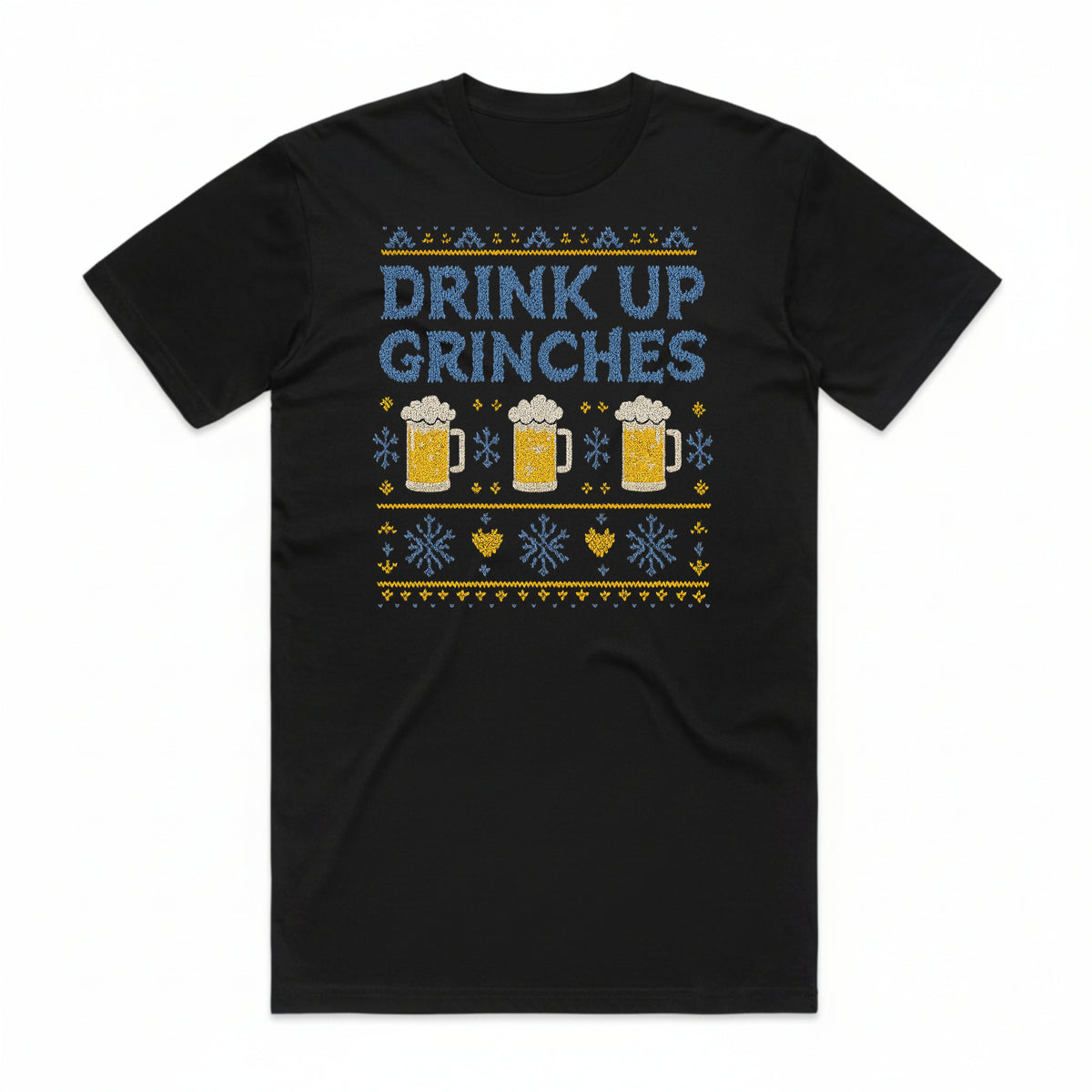 Drink Up Grinches Christmas Beer T-Shirt