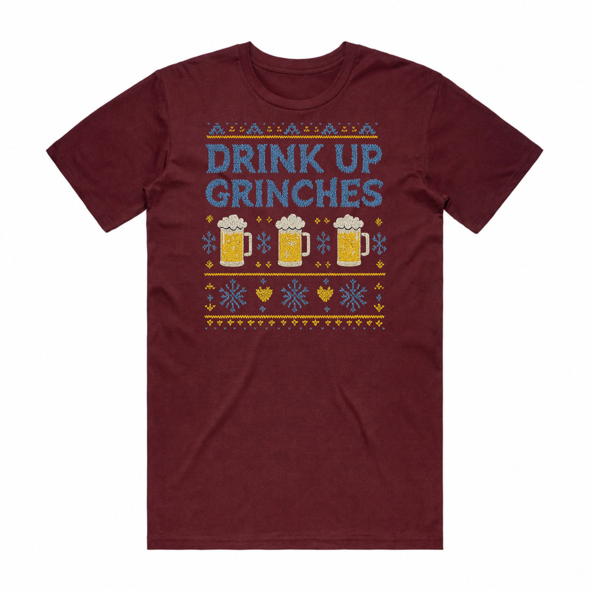 Drink Up Grinches Christmas Beer T-Shirt