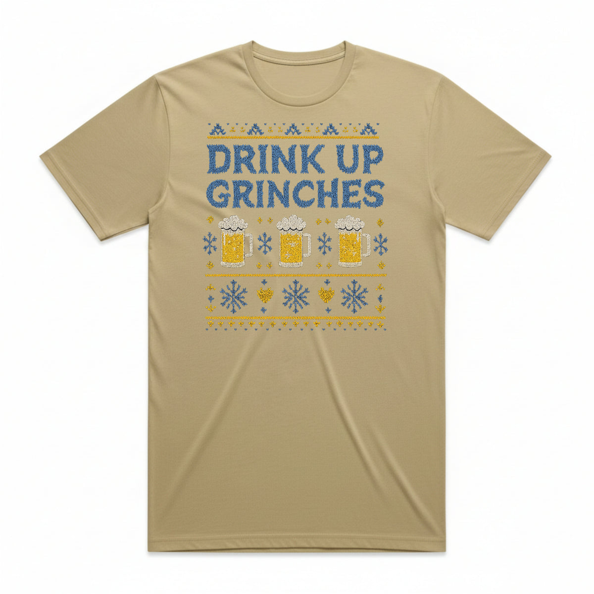 Drink Up Grinches Christmas Beer T-Shirt