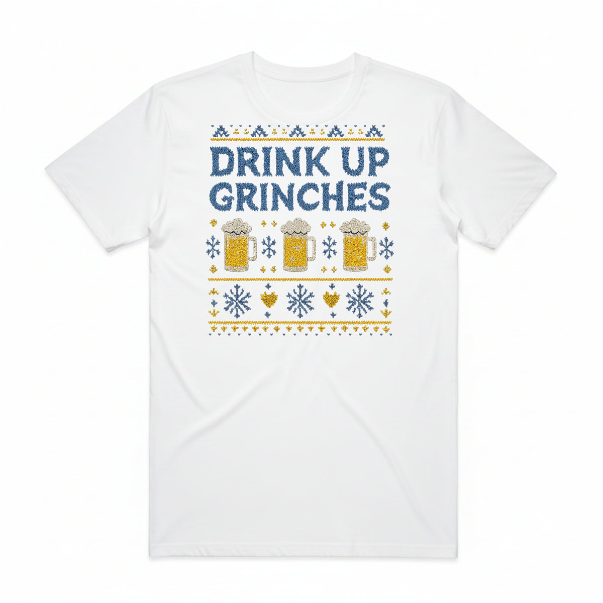 Drink Up Grinches Christmas Beer T-Shirt