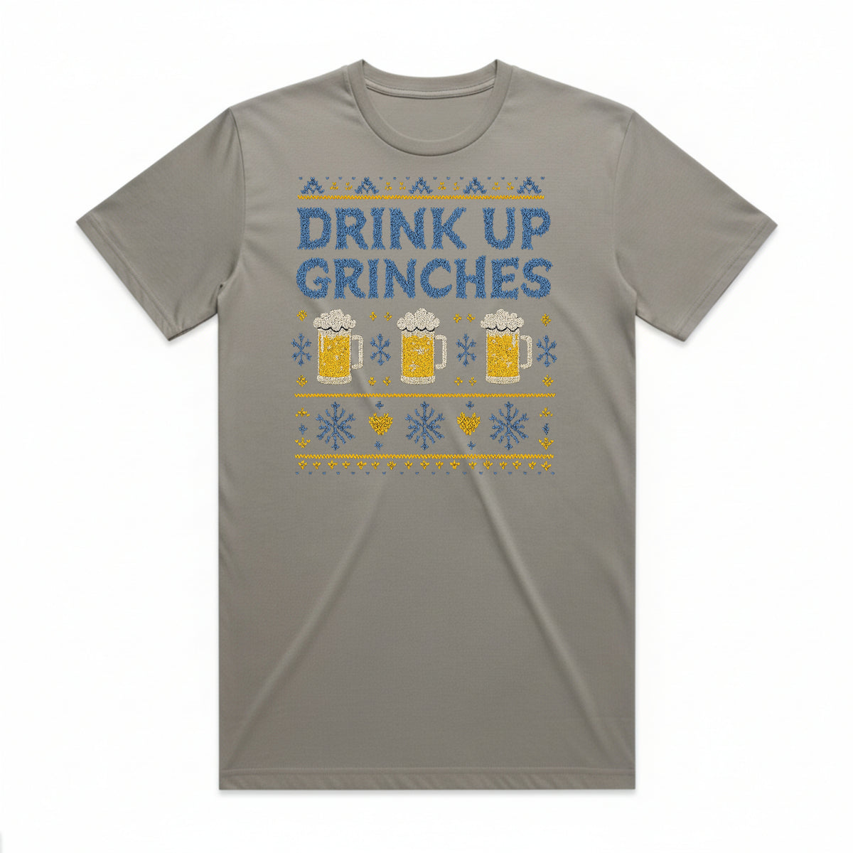 Drink Up Grinches Christmas Beer T-Shirt