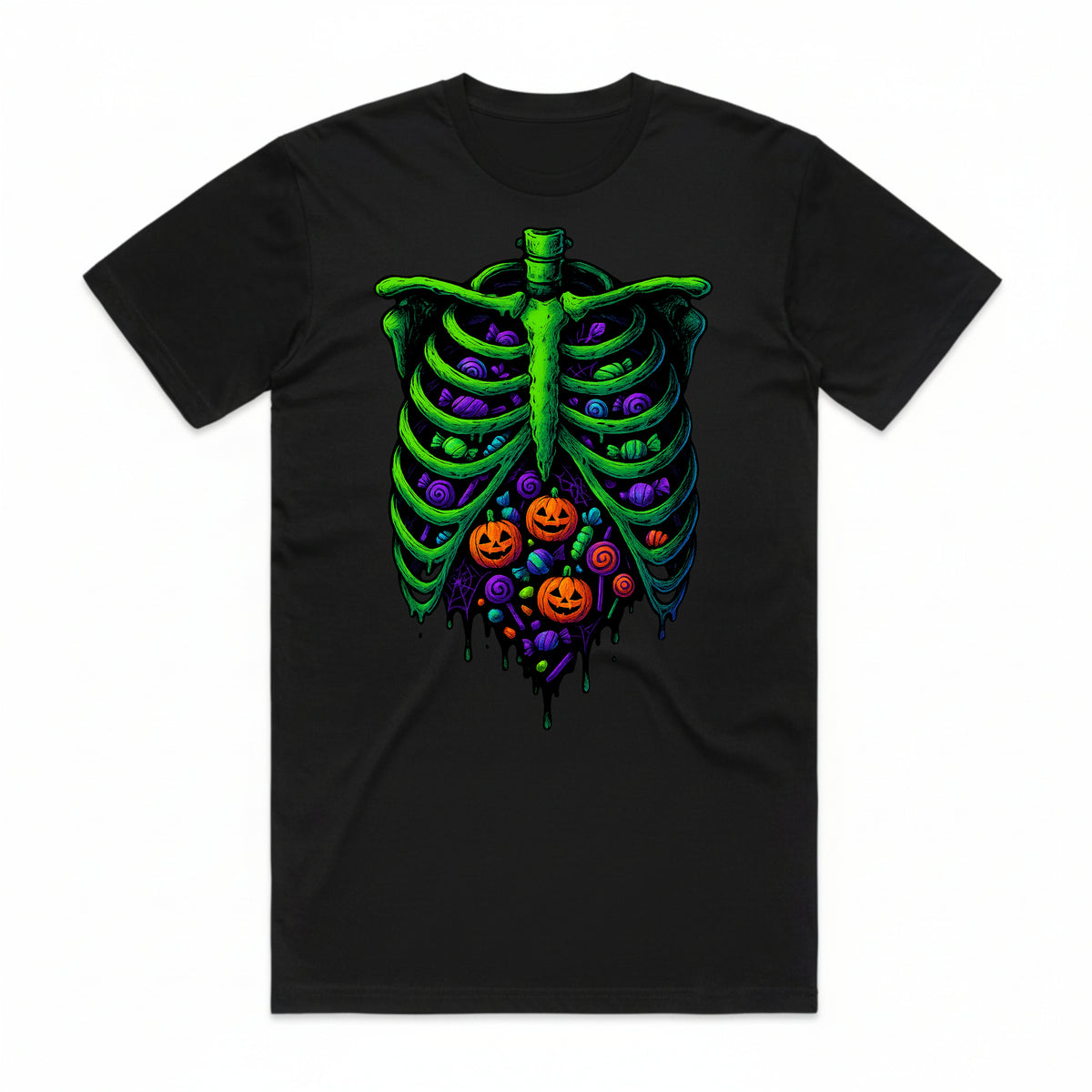 Dripping Death Ribcage T-Shirt