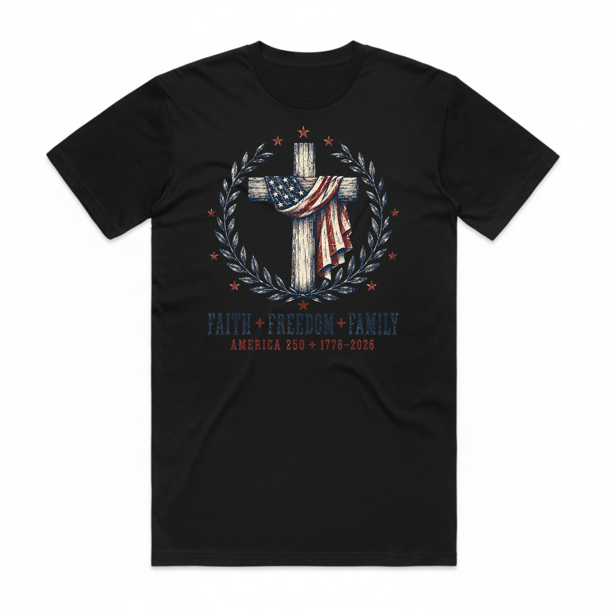 Faith Freedom Family T-Shirt