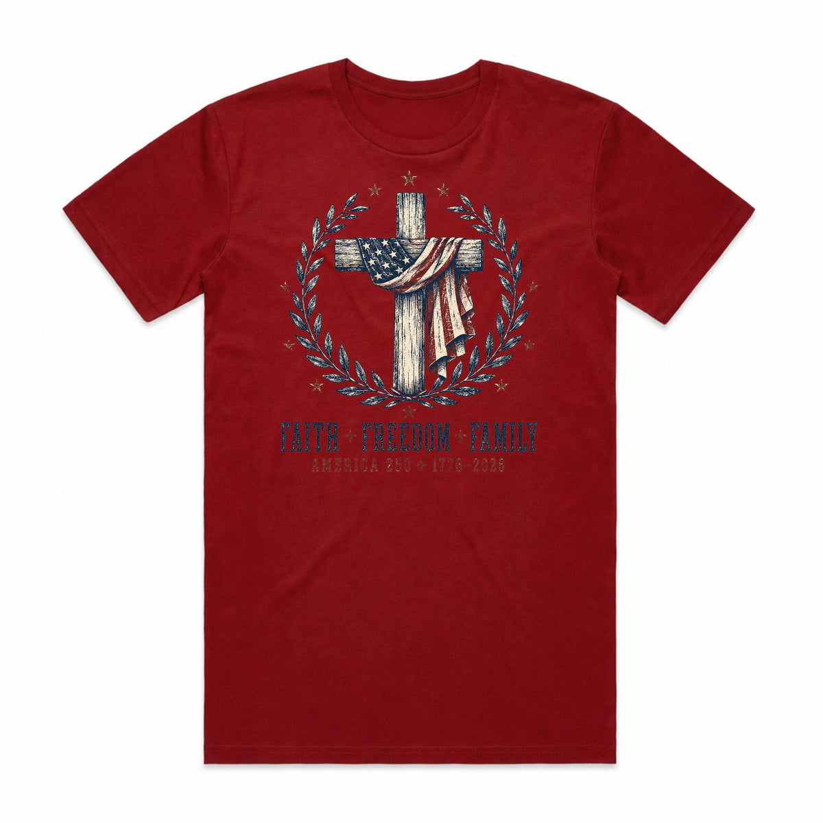 Faith Freedom Family T-Shirt