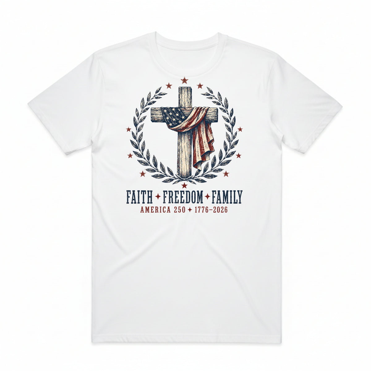 Faith Freedom Family T-Shirt