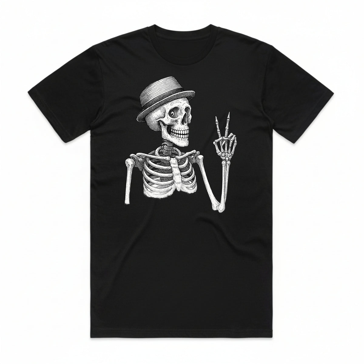 Fedora Skeleton T-Shirt