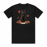 Felis Autumni T-Shirt - Black Cat