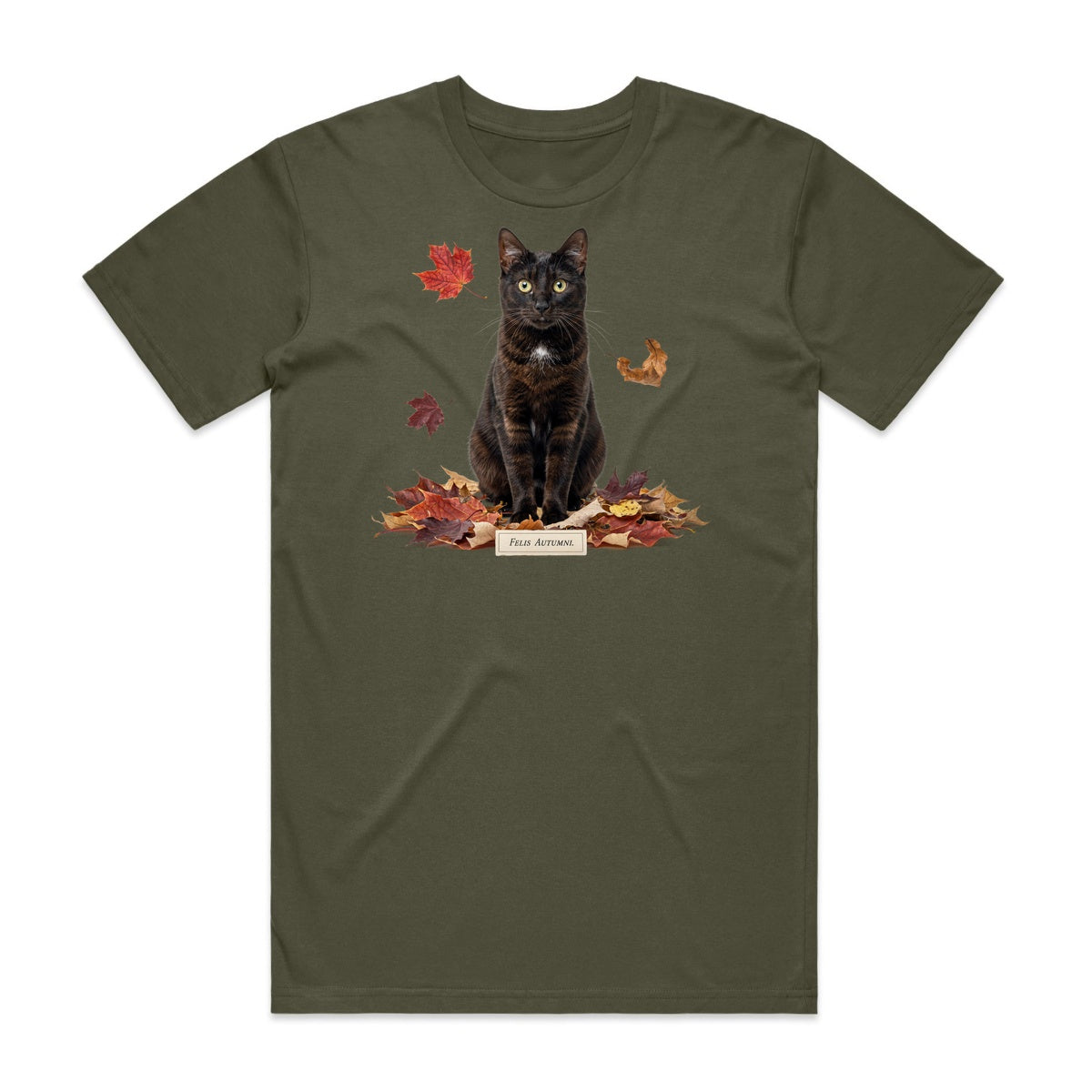 Felis Autumni T-Shirt - Goblin Green
