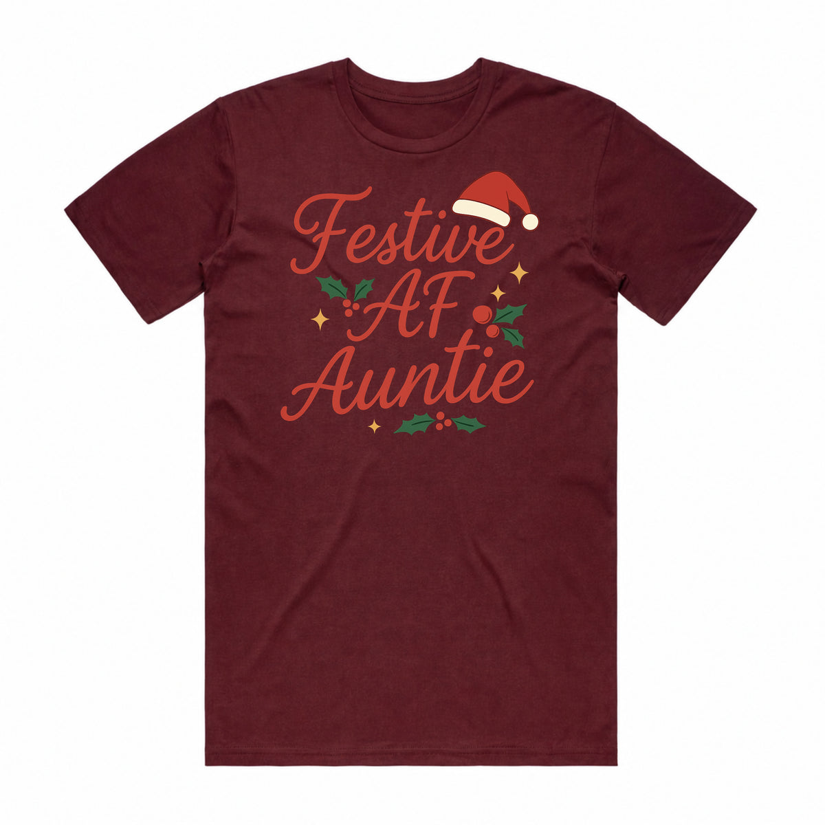 Festive AF Auntie Christmas T-Shirt