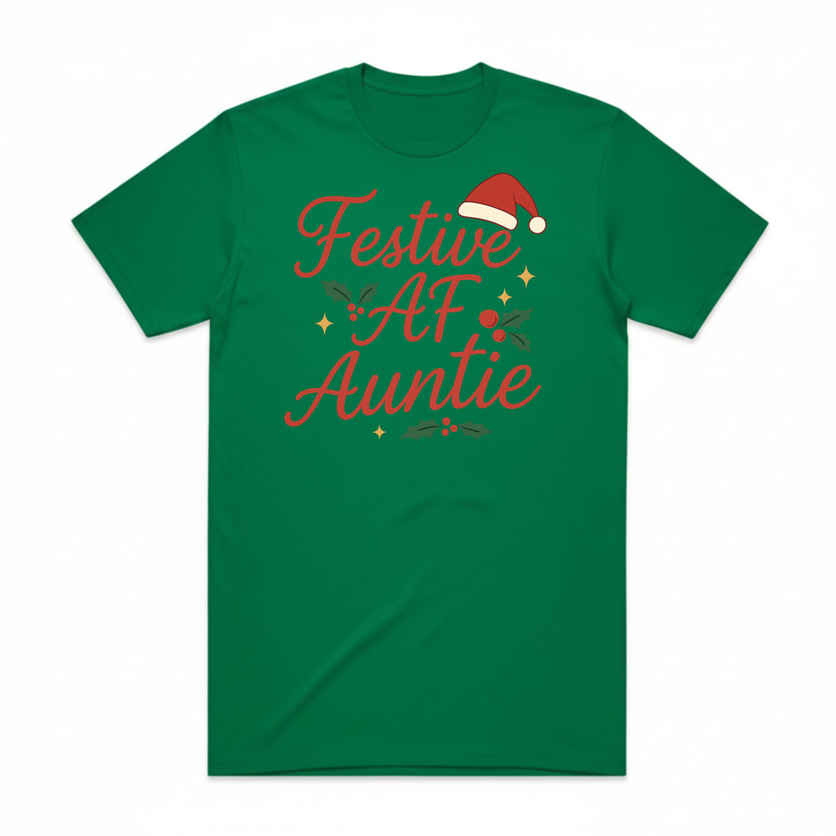 Festive AF Auntie Christmas T-Shirt