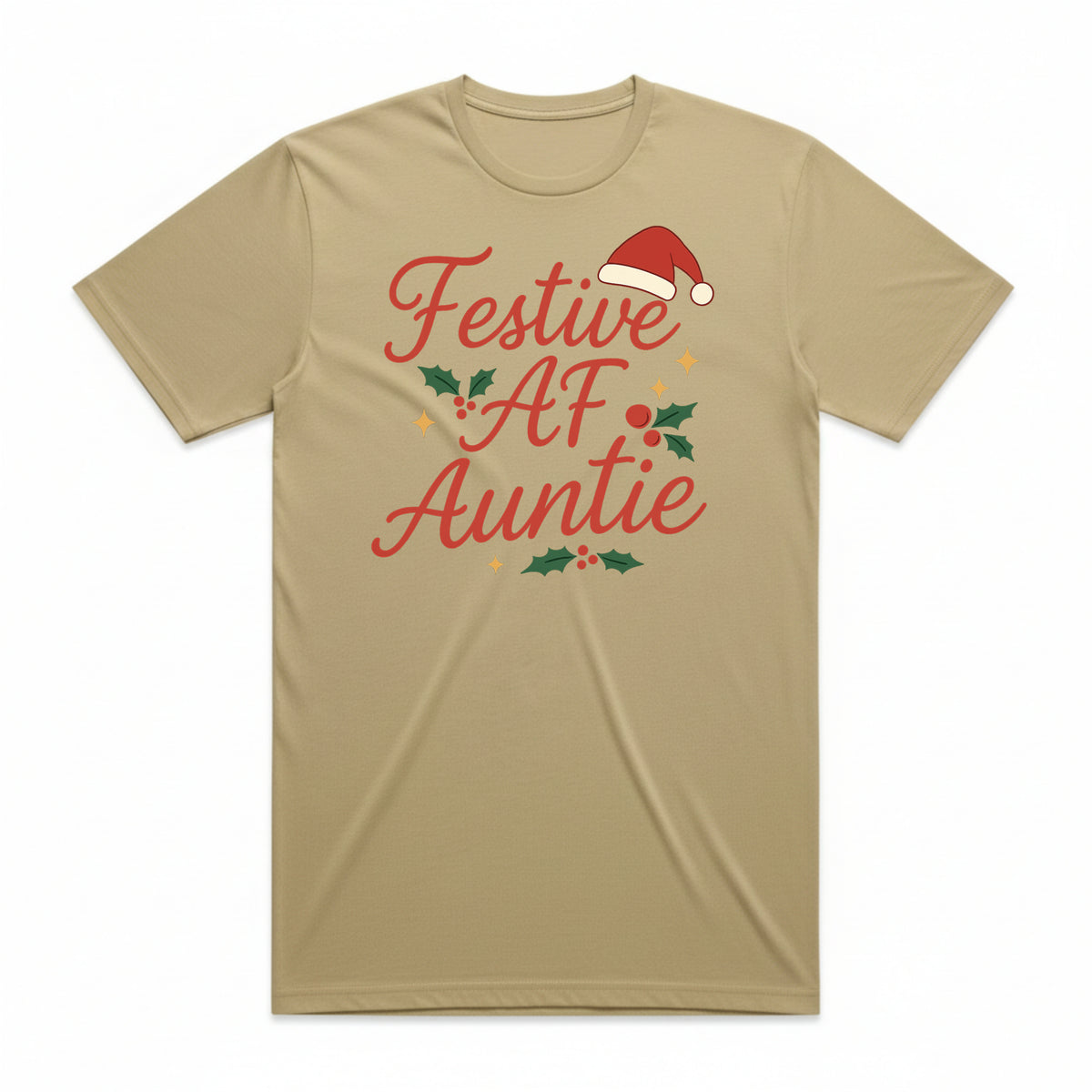 Festive AF Auntie Christmas T-Shirt