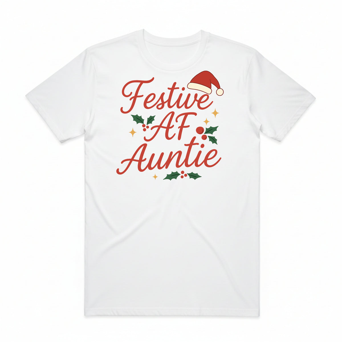Festive AF Auntie Christmas T-Shirt