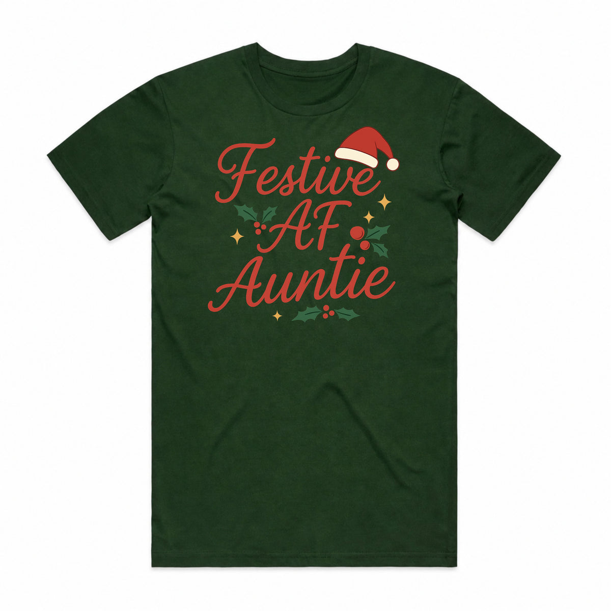 Festive AF Auntie Christmas T-Shirt