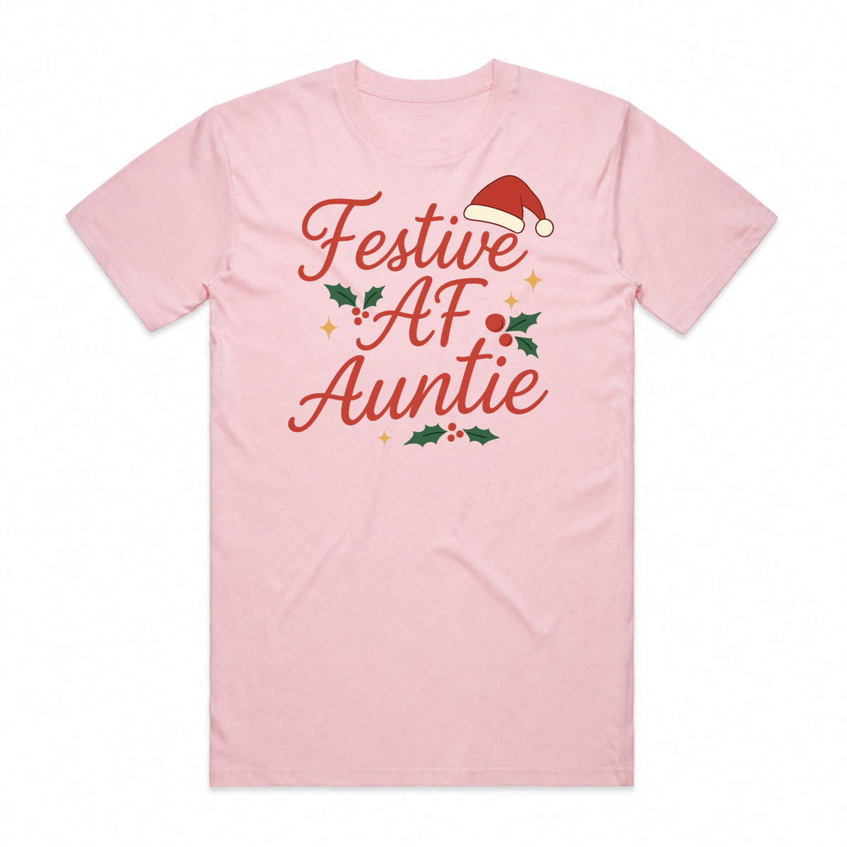 Festive AF Auntie Christmas T-Shirt