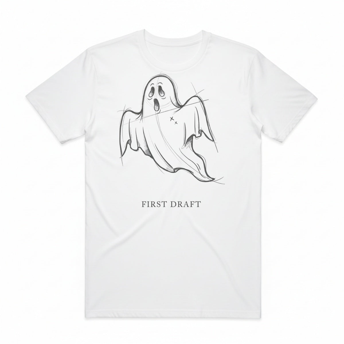 First Draft T-Shirt - Casper White