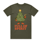 Full of Spirit Christmas Tree T-Shirt