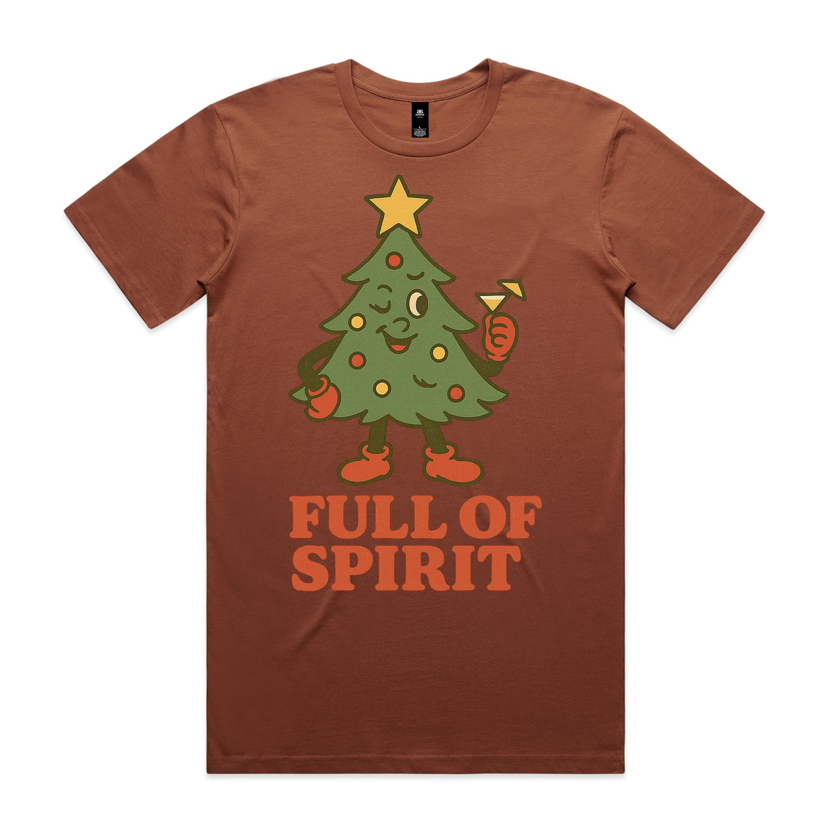 Full of Spirit Christmas Tree T-Shirt