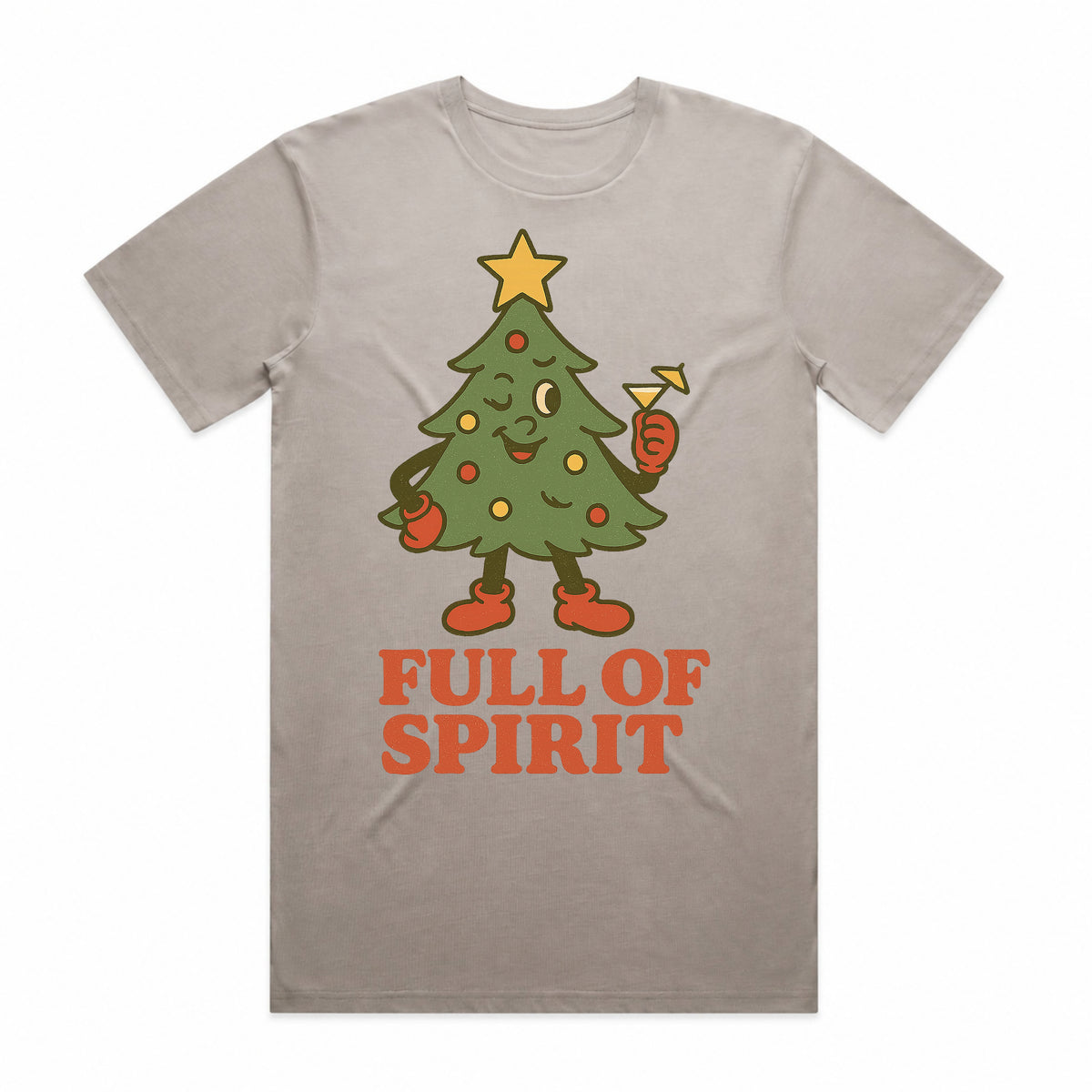 Full of Spirit Christmas Tree T-Shirt