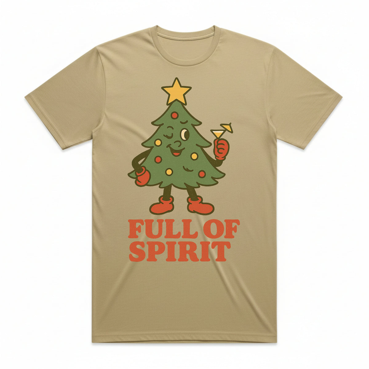 Full of Spirit Christmas Tree T-Shirt