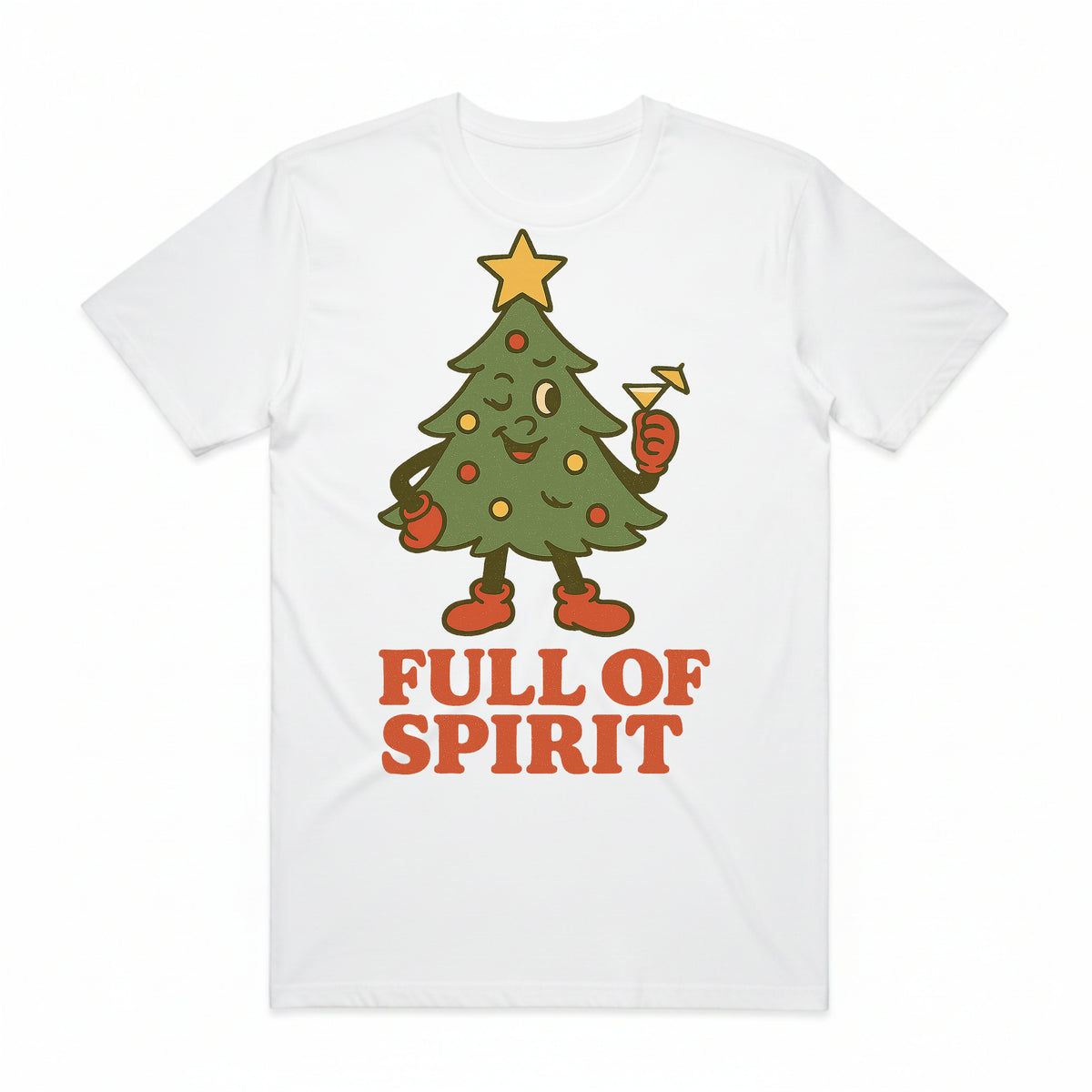 Full of Spirit Christmas Tree T-Shirt