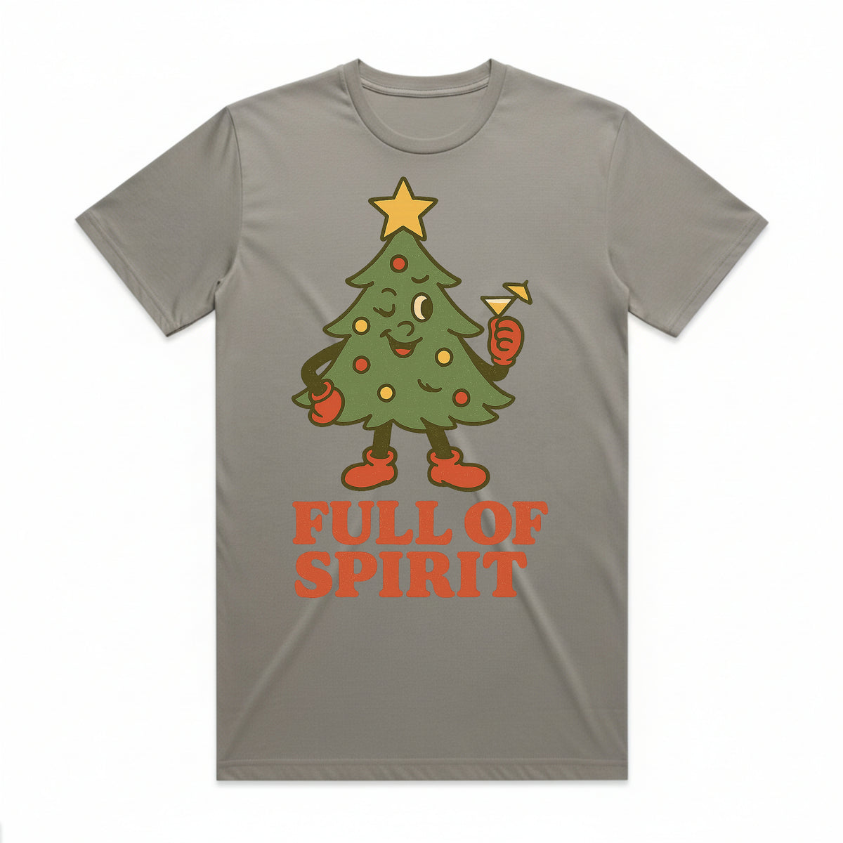 Full of Spirit Christmas Tree T-Shirt