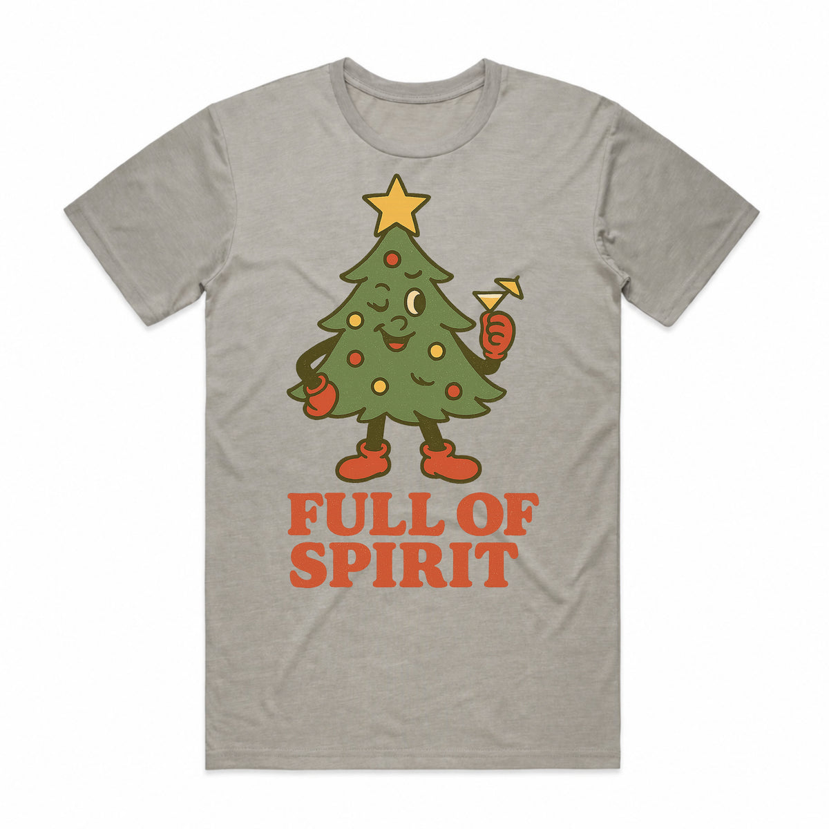 Full of Spirit Christmas Tree T-Shirt