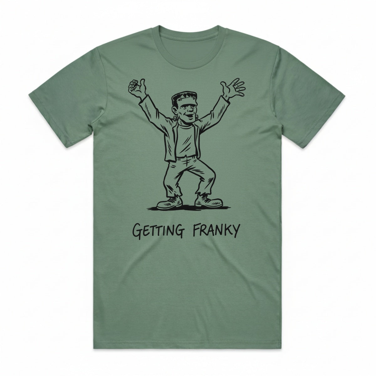 Getting Franky T-Shirt - Swamp Zombie