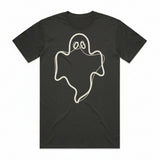 Ghost Outline T-Shirt - Cooled Coals
