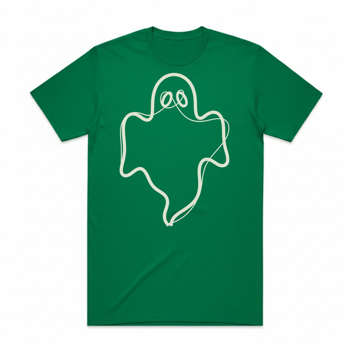 Ghost Outline T-Shirt - Frankenstein
