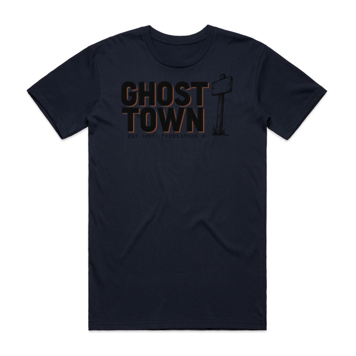 Ghost Town T-Shirt - Midnight Haunt