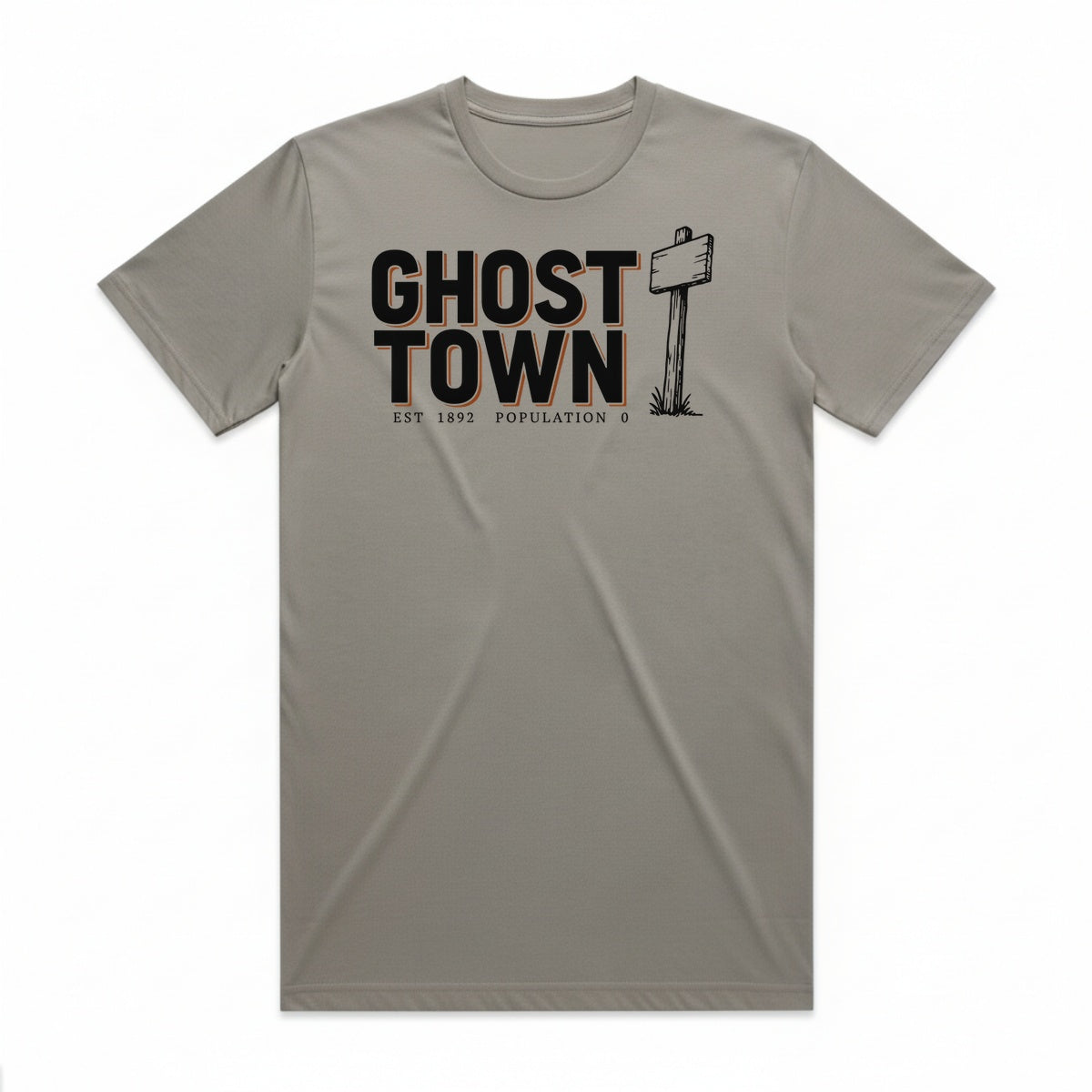 Ghost Town T-Shirt - Phantom Gray