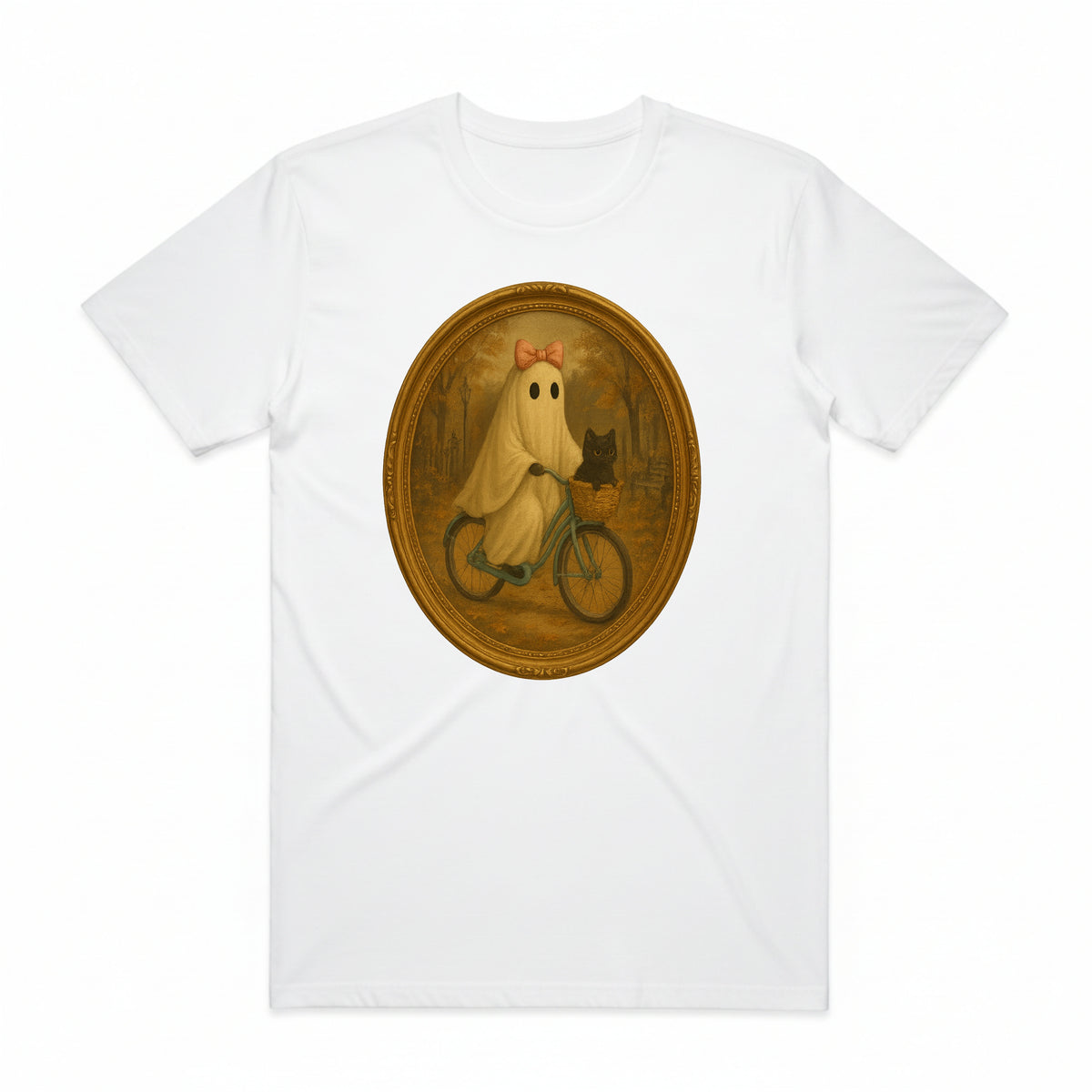 Girlie Ghost & Her Cat T-Shirt