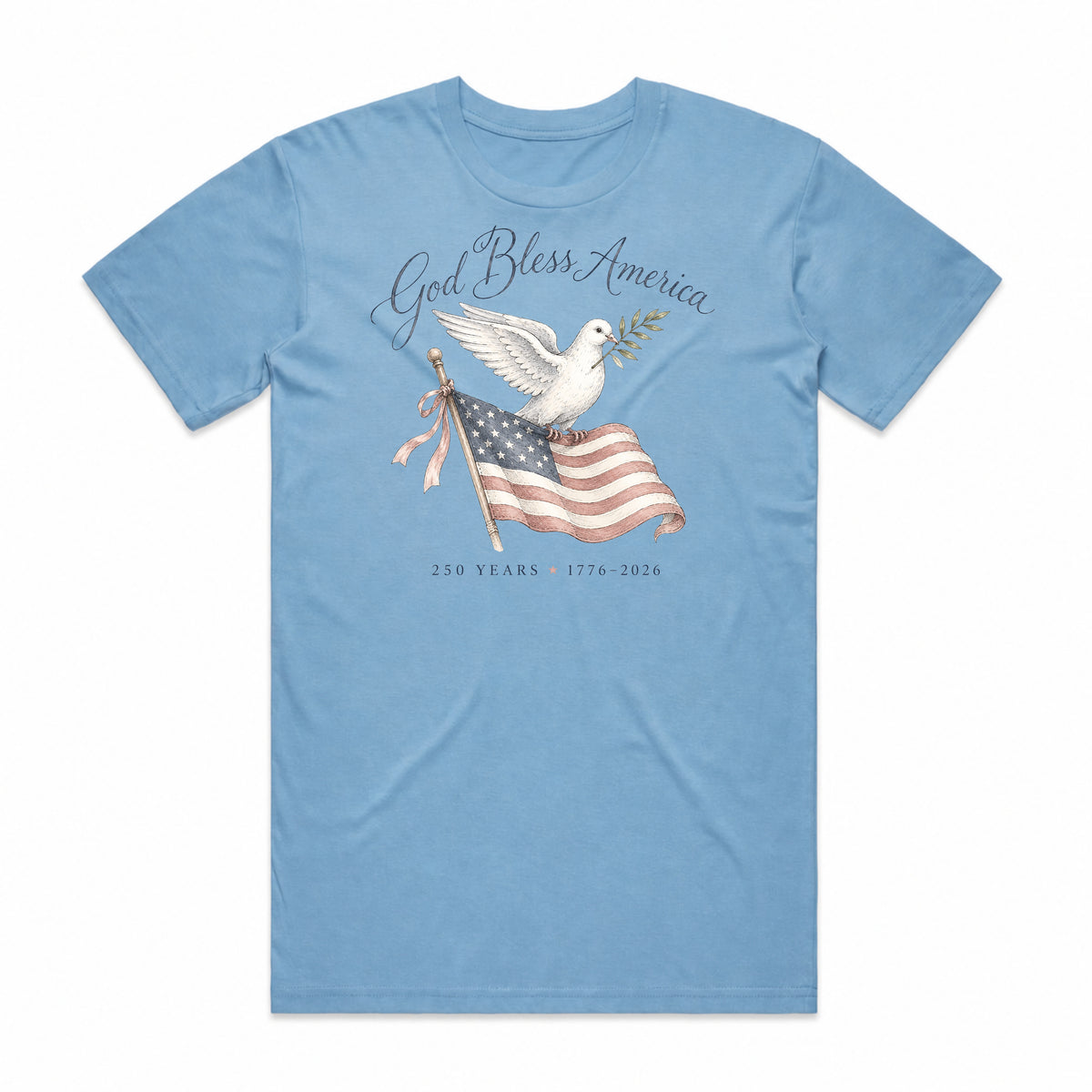 God Bless America Dove T-Shirt