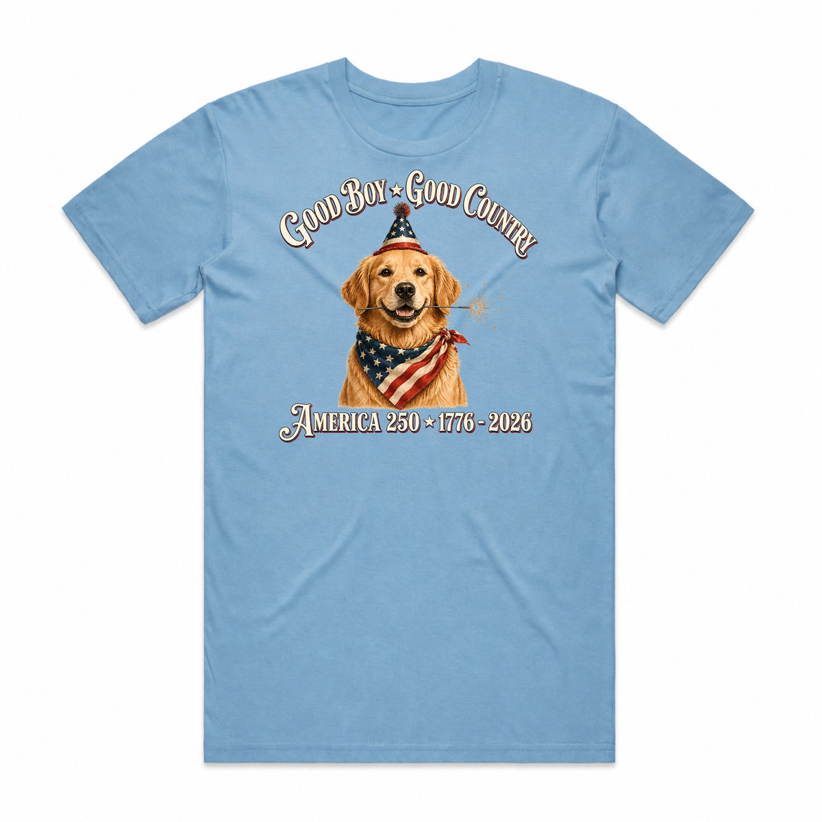 Golden Retriever Good Country T-Shirt