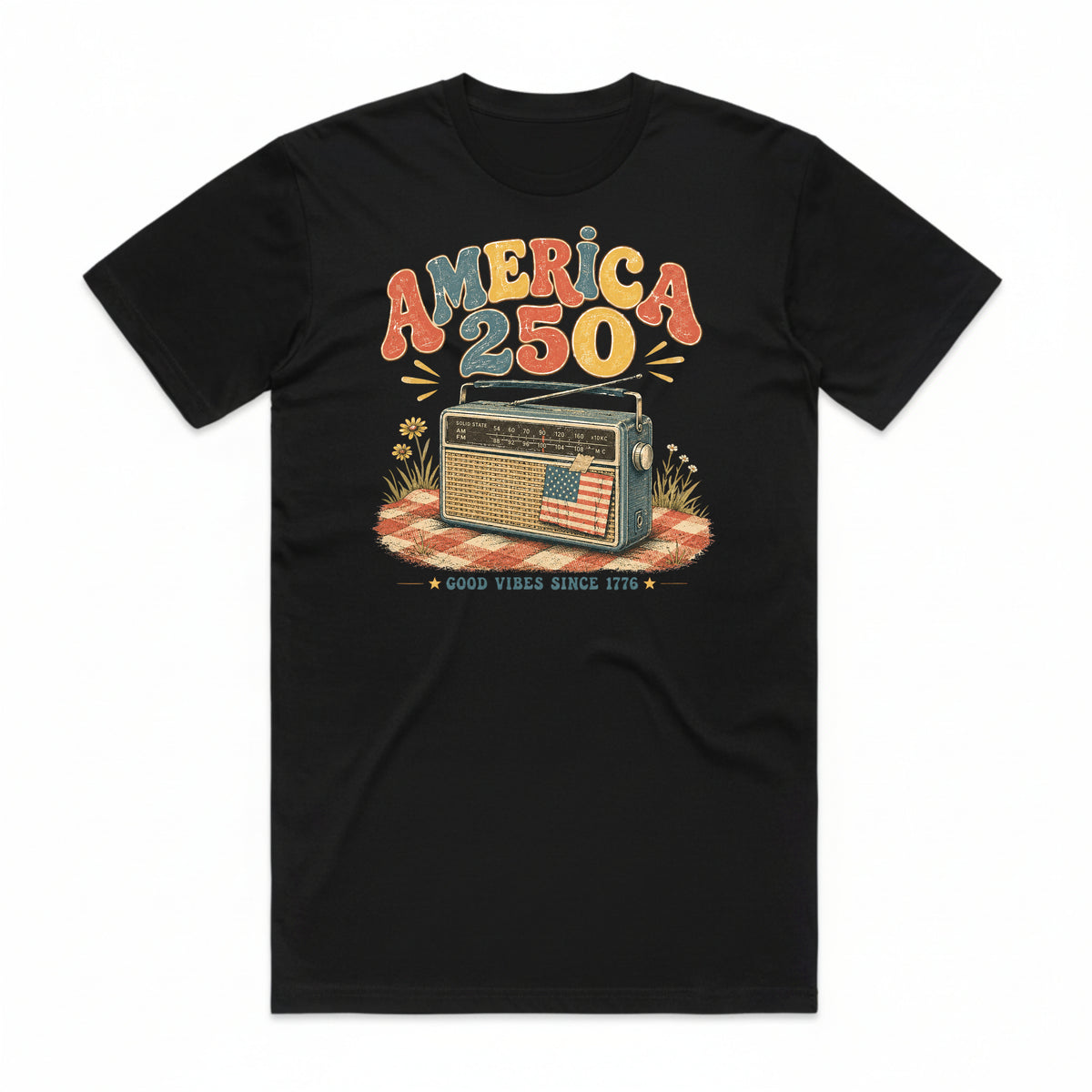 Good Vibes America Radio T-Shirt