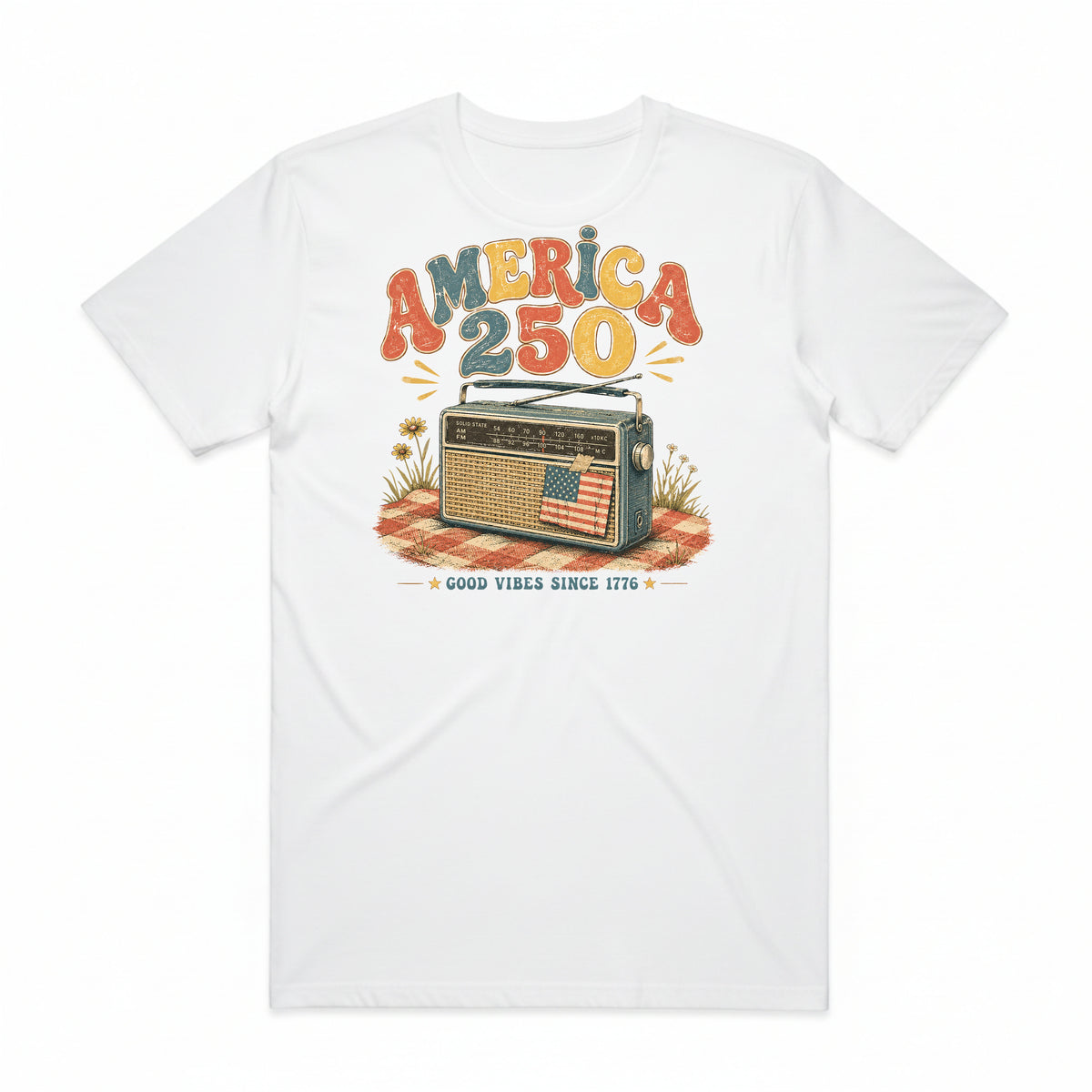 Good Vibes America Radio T-Shirt