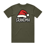 Grandma Santa Hat Christmas T-Shirt