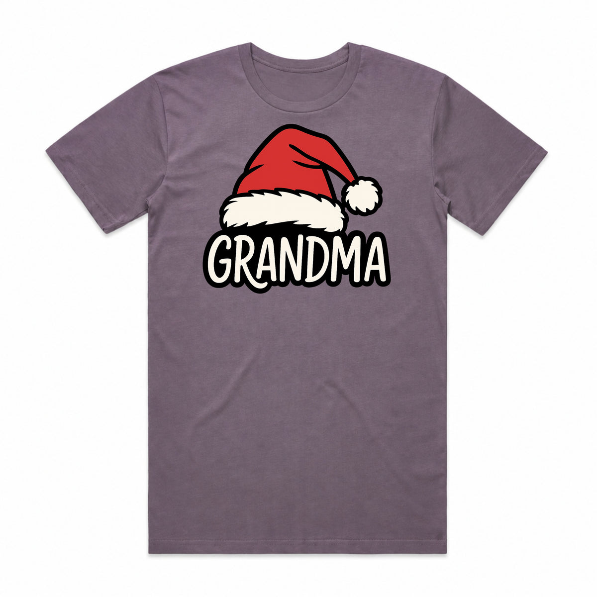 Grandma Santa Hat Christmas T-Shirt