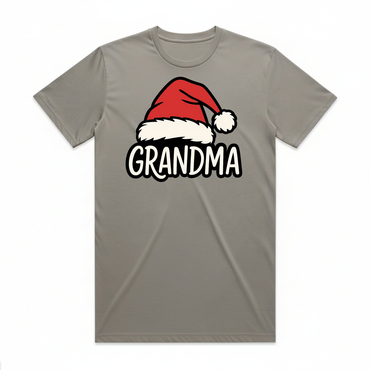 Grandma Santa Hat Christmas T-Shirt