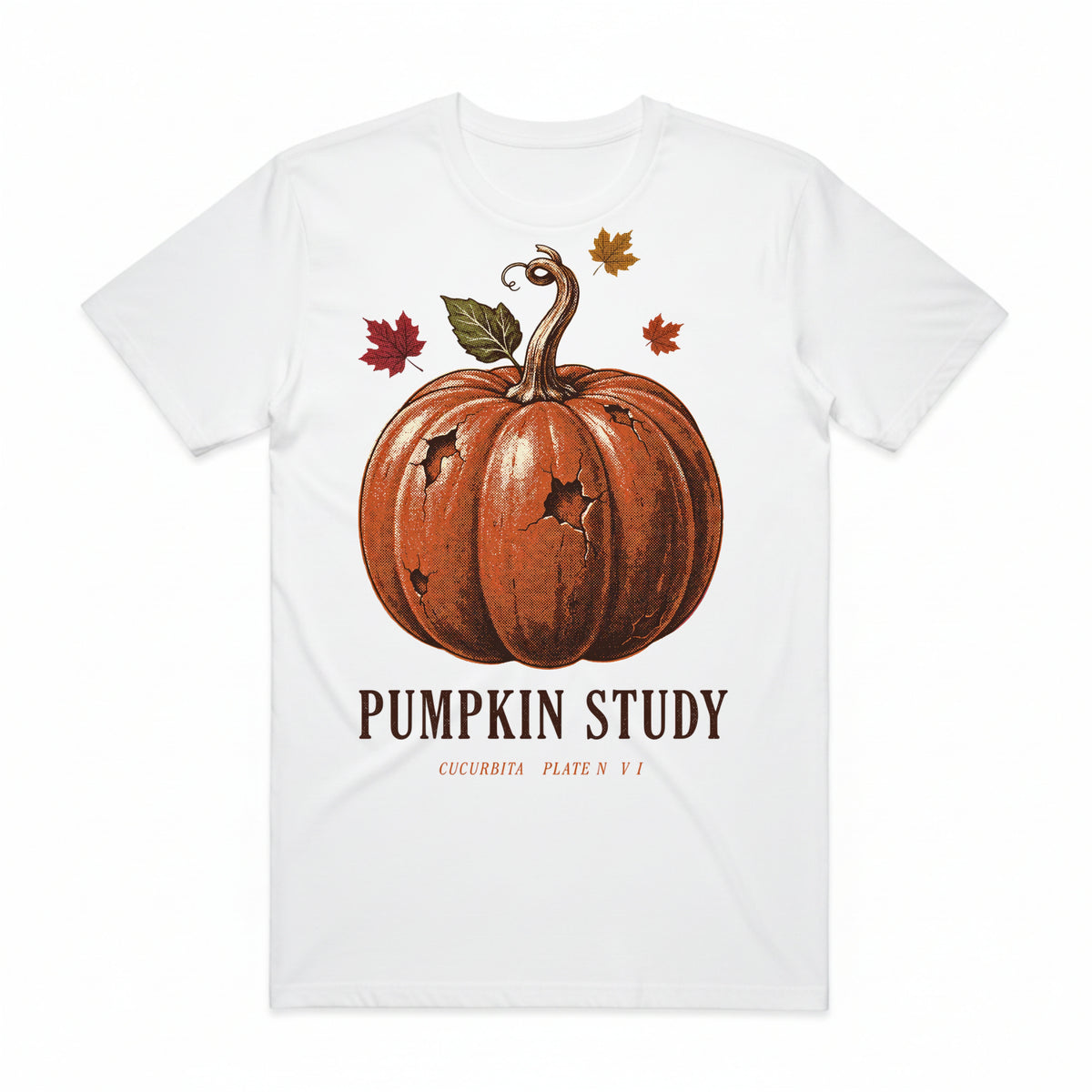 Halftone Pumpkin Study T-Shirt