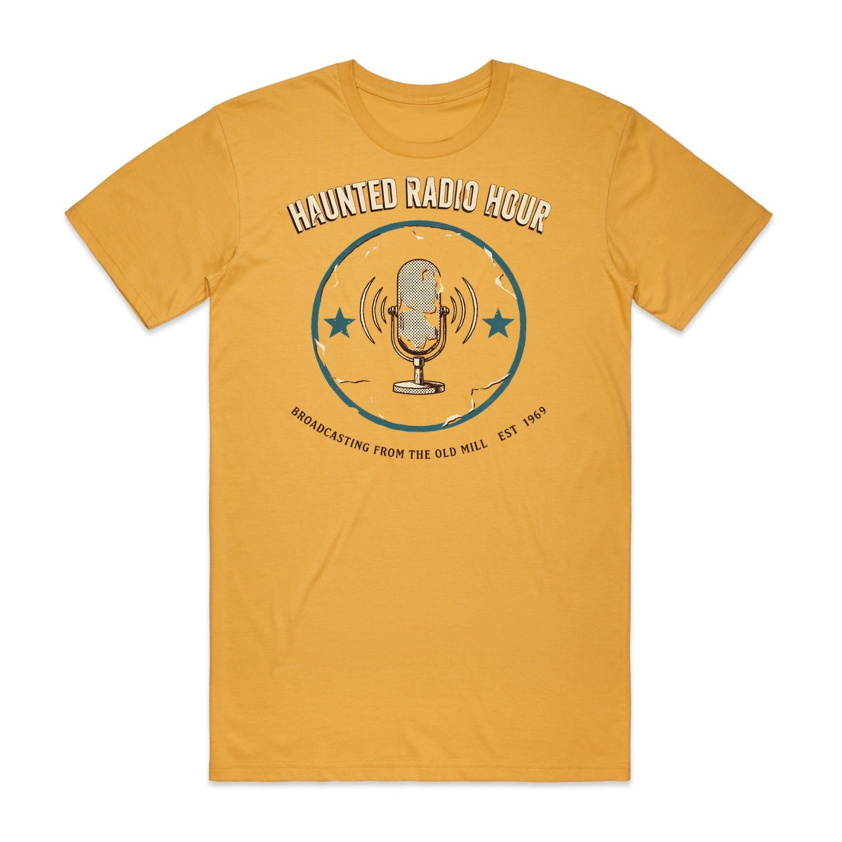 Haunted Radio Hour T-Shirt - Candy Corn
