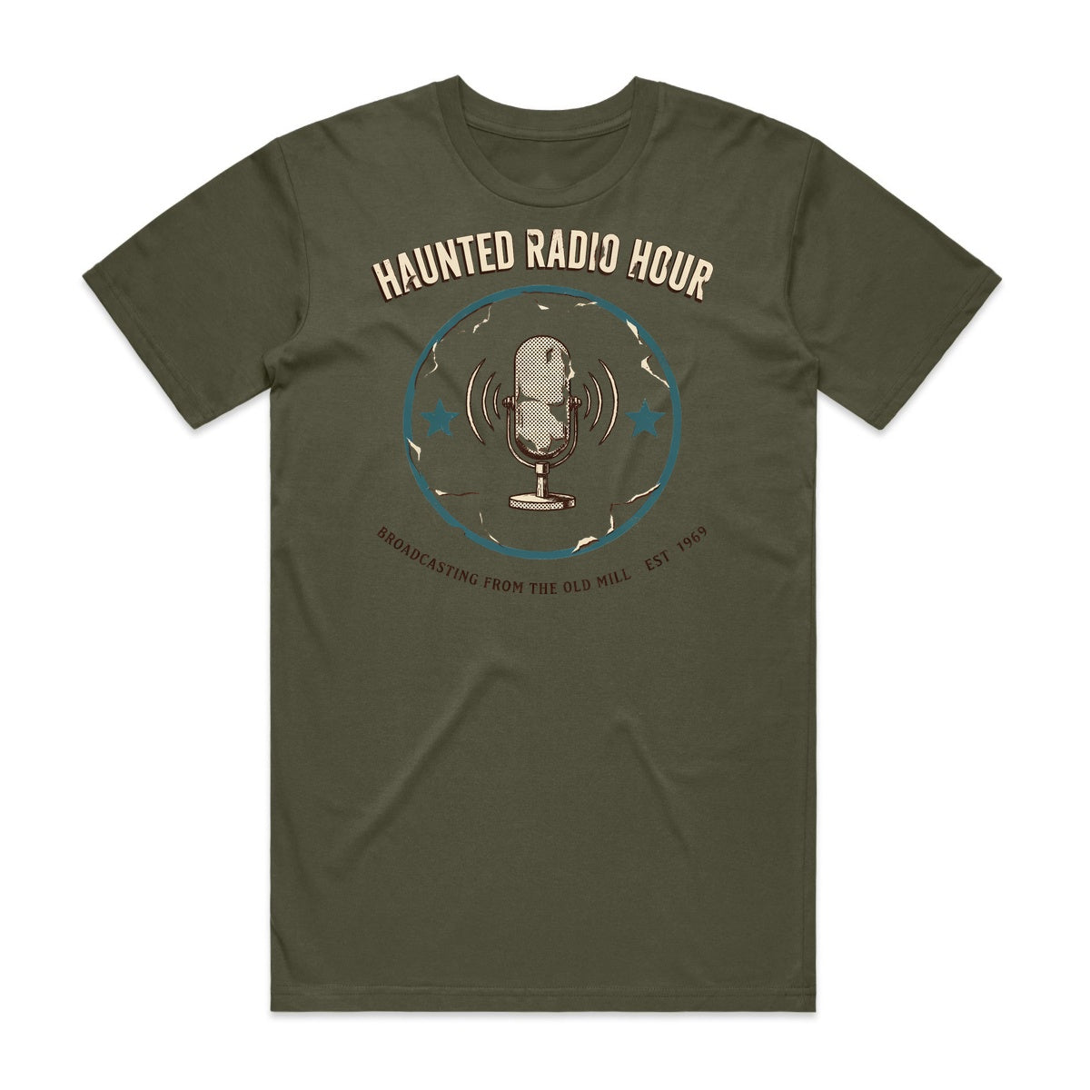 Haunted Radio Hour T-Shirt - Goblin Green