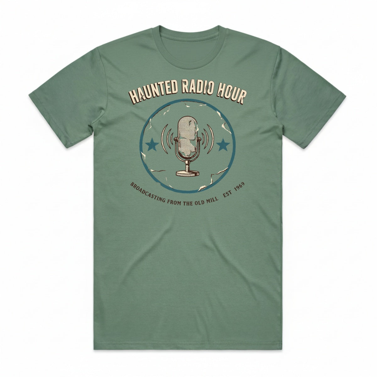 Haunted Radio Hour T-Shirt - Swamp Zombie