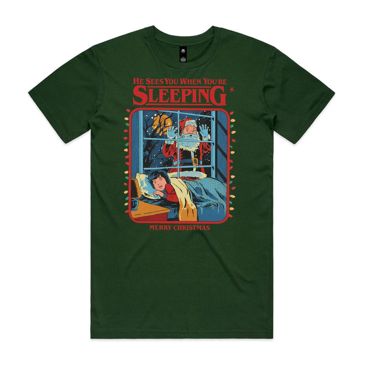 He Sees You When You're Sleeping Christmas T-Shirt