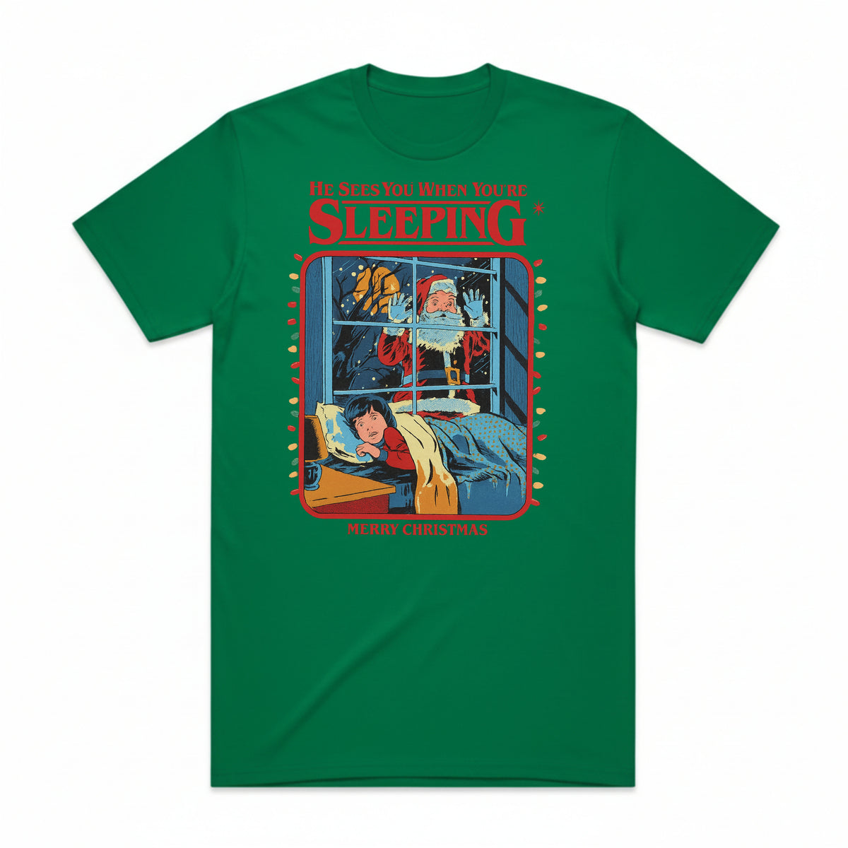 He Sees You When You're Sleeping Christmas T-Shirt